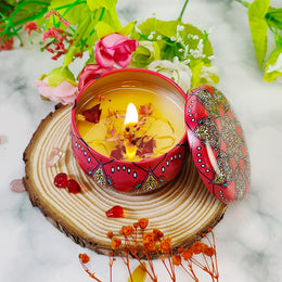 Lumânare din ceară de soia vintage aromă curmal japonez
