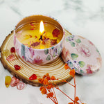 Lumânare din ceară de soia vintage aromă iasomie